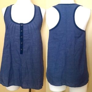 Patterson J. Kincaid Racer Back Tank Top Small Lightweight Summer Vacation Beach